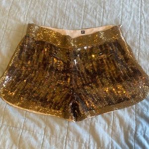 Vintage sequin shorts